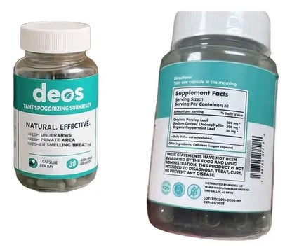 DEOS SUPLEMENTO CORPORAL, CONTROL DE OLOR